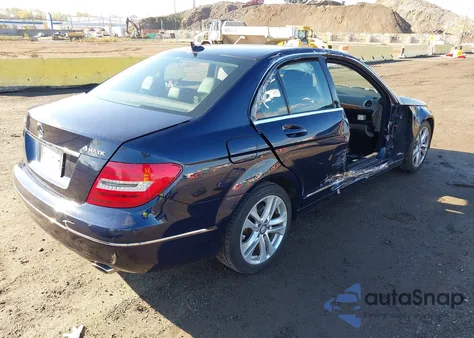 2013 Mercedes-Benz C 300 Luxury 4Matic from USA, damaged, VIN WDDGF8ABXDR249974
